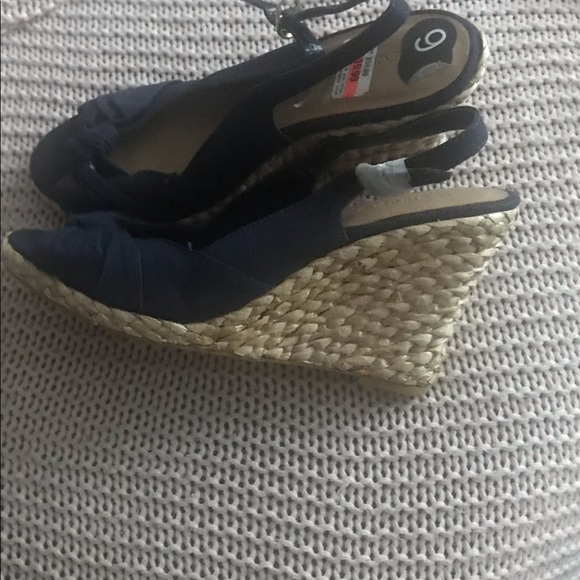 Wedges blue size 9comfortable - Picture 3 of 3